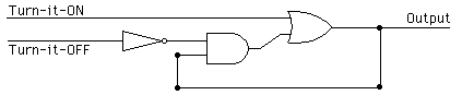Simple store-one/store-zero circuit