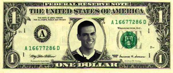 Sean on dollar bill