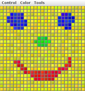 a face drawn with MosaicDraw