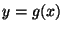 $ y=g(x)$