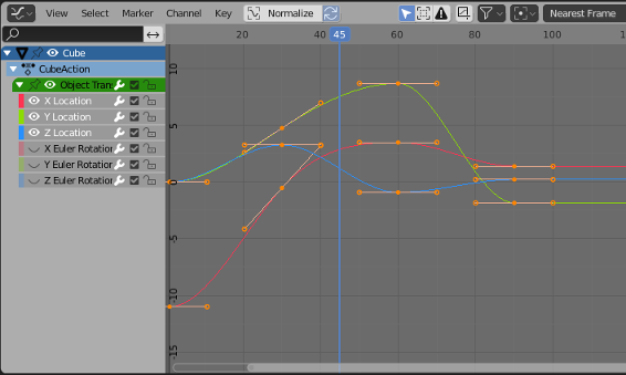 blender 3d animation keep object at screen position