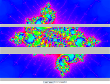 a partially complete Mandelbrot from MultiprocessingDemo1